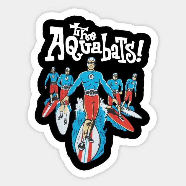 The Aquabats (3) Sticker by Mey X Prints